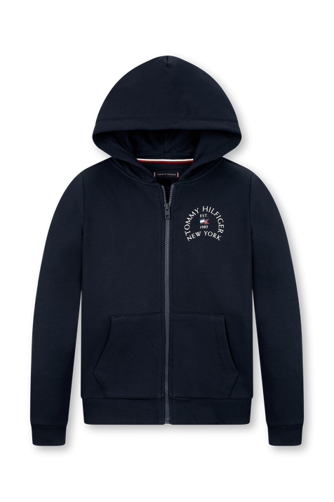 סווטשירט קפוצ'ון עם רוכסן - גילאי 4-6 שנים TOMMY HILFIGER KIDS