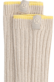 תמונה אחורית של Crew-Length Ragg Socks