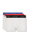 3 Pack Low Rise Trunks in White