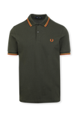 תמונה קידמית של Classic Polo Shirt in Green