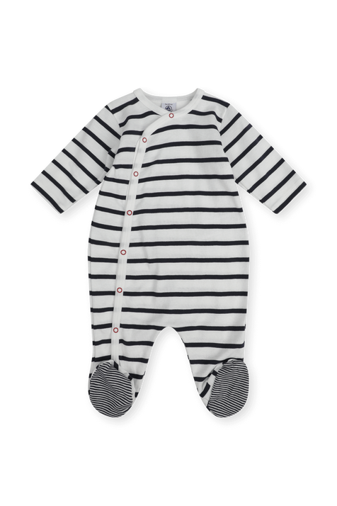 אוברול ארוך עם רגליות - גילאי 6-24 חודשים PETIT BATEAU