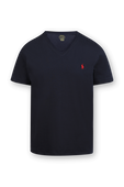 תמונה קידמית של Slim Fit Side Logo Tshirt in Ink Blue