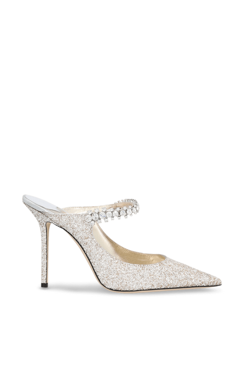 נעלי עקב סליידס JIMMY CHOO