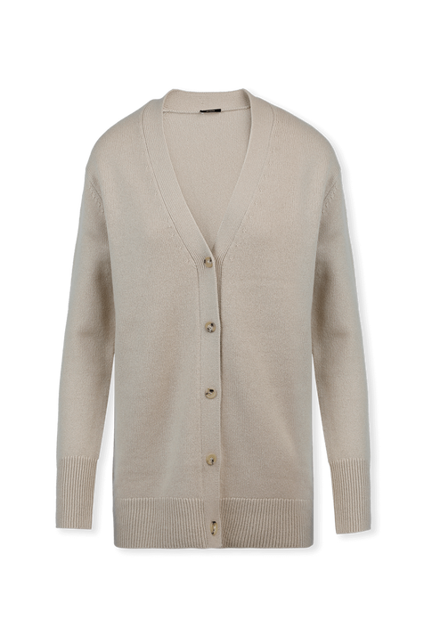 Pure Cashmere Cardigan in Beige JOSEPH