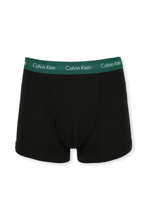 3pack Trunks With Logo Waistband in Black CALVIN KLEIN