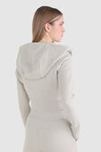 תמונת דוגמן אחורית של Scuba Full-Zip Cropped Hoodie