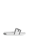 תמונה קידמית של Crown Logo Slides in White and Black