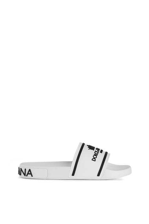 Crown Logo Slides in White and Black