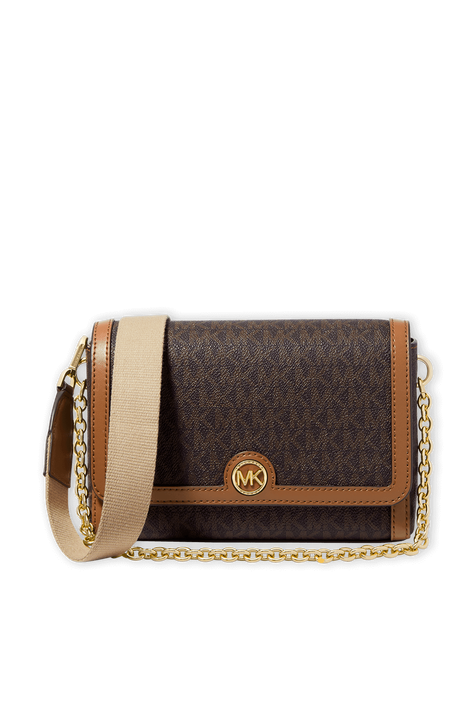 תיק קרוס פרייה קטן מונוגרמי MICHAEL KORS