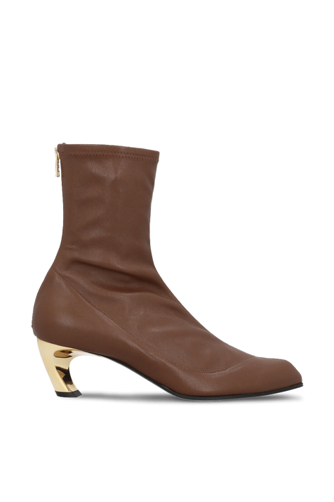 מגפוני עקב זהב ALEXANDER MCQUEEN