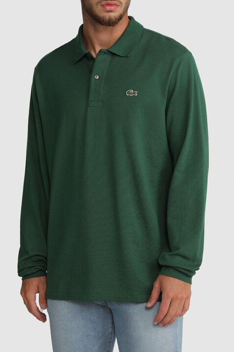 חולצת פולו ארוכה מכותנה LACOSTE 