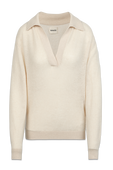 תמונה קידמית של The Jo Swwater in Light Beige