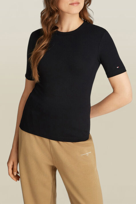 חולצת טי ריב TOMMY HILFIGER