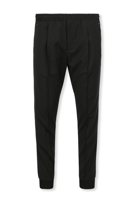 Straight Jogging Trousers in Black BERLUTI
