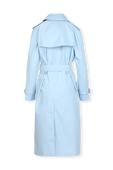 תמונה אחורית של Waterloo Long Coat in Blue