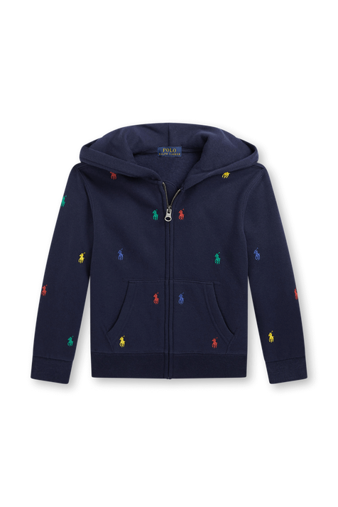 סווטשירט עם רוכסן- גילאי 2-7 שנים POLO RALPH LAUREN KIDS
