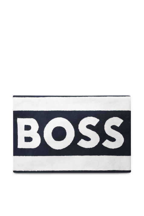 מגבת חוף מכותנה אורגנית BOSS