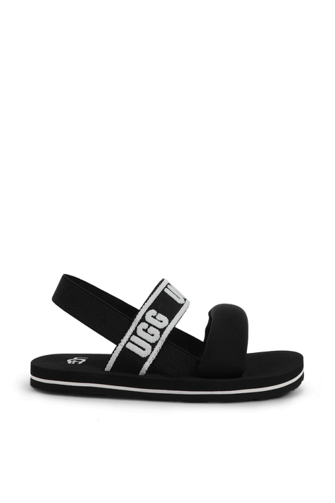 מידות 22-31 סנדלי זומה שחורות UGG