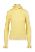 תמונה קידמית של Frill Detail Poloneck in Banana