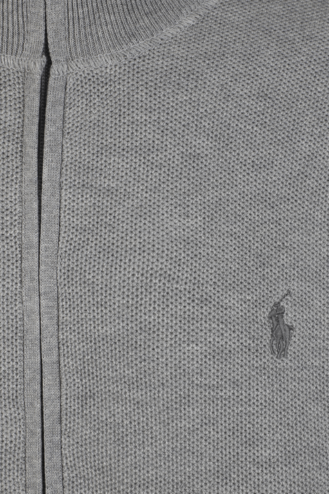 Zip Through Jumper In Grey POLO RALPH LAUREN