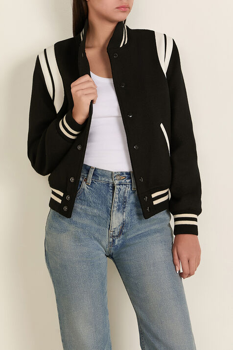 ז'קט בייסבול SAINT LAURENT