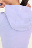 תמונת תקריב דוגמן של Scuba Full-Zip Cropped Hoodie