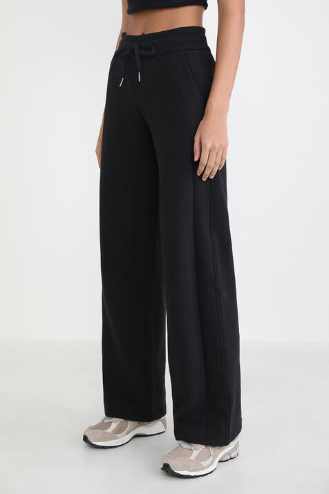 Scuba Mid-Rise Wide-Leg Pant