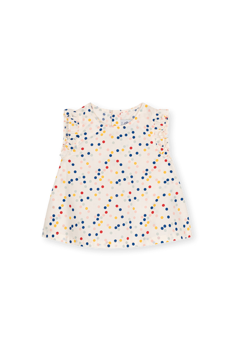 חולצת פופלין - גילאי 18-36 חודשים PETIT BATEAU