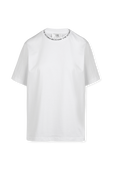 תמונה קידמית של Logo Rib T-Shirt in White