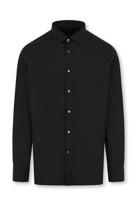 חולצת קומפורט מכופתרת מכותנה ZEGNA