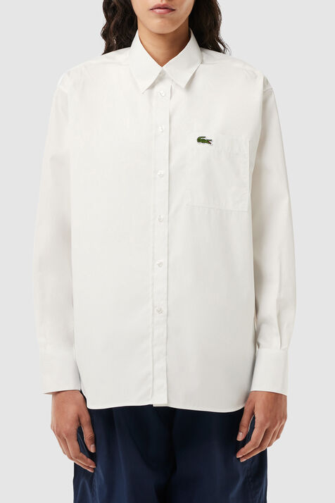 חולצה מכופתרת אוברסייז LACOSTE
