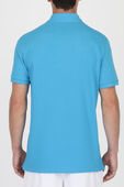 תמונת דוגמן אחורית של Slim Fit Polo Shirt in Blue