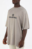 תמונת דוגמן קידמית של BB Pixel Tshirt in Grey