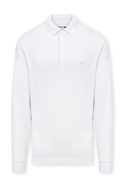חולצת פולו ארוכה מכותנה LACOSTE