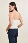תמונת דוגמן אחורית של Nulu Spaghetti-Strap Cami Tank Top