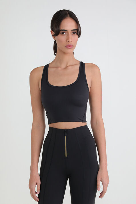 Wundermost Nulu Scoop Neck Cropped Tank Top LULULEMON