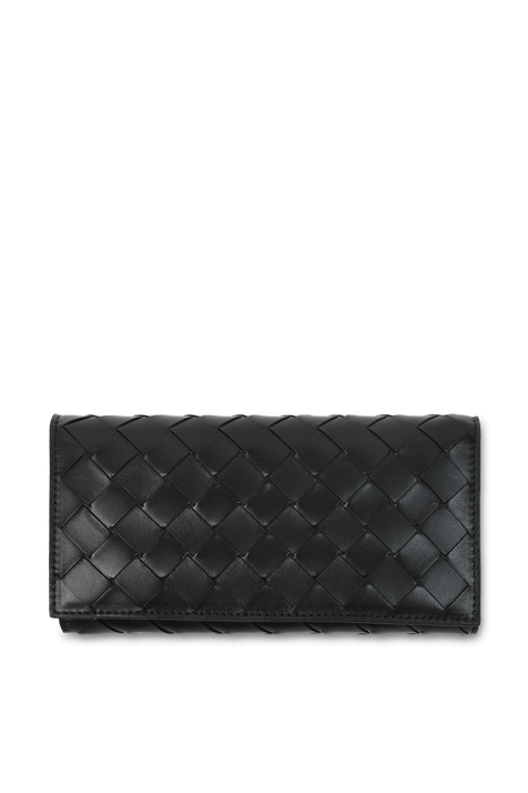 ארנק שתי וערב מתקפל מעור BOTTEGA VENETA