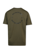 תמונה אחורית של Address Logo T-Shirt in Dark Olive