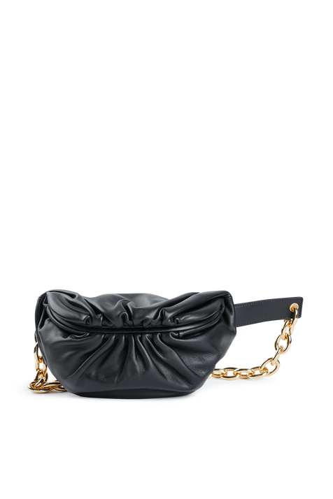 The Pouch Belt Bag in Black BOTTEGA VENETA
