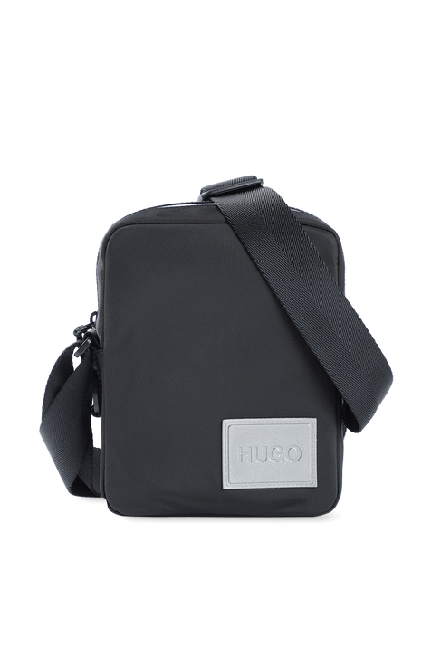 Crossbody Reporter Bag in Black HUGO