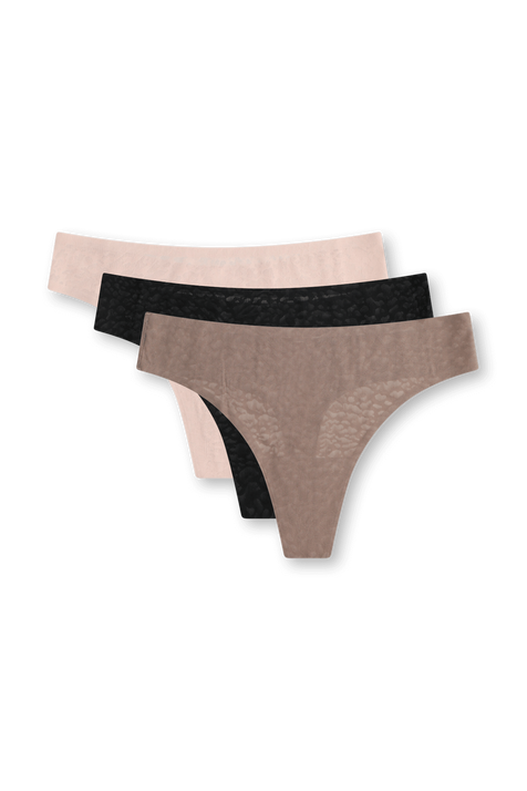 Inviswear Mid Rise Thong Lace 3 pack LULULEMON
