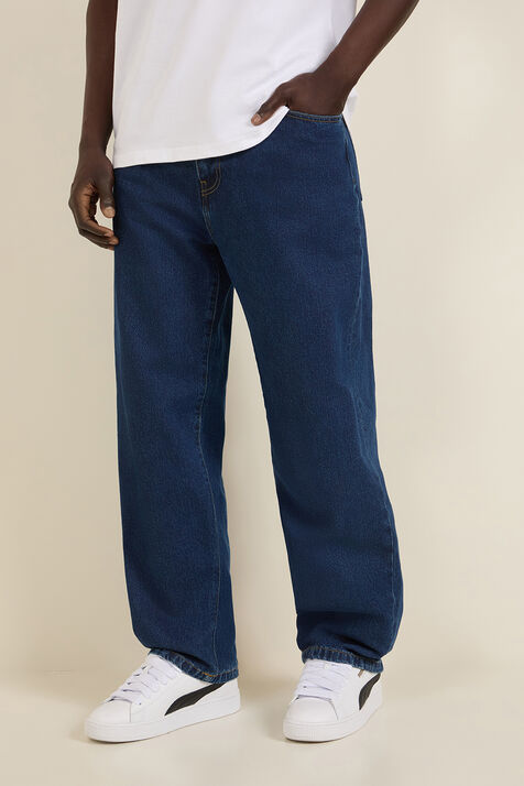 מכנסי ג'ינס בגזרה ישרה CARHARTT WIP