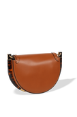 תמונה אחורית של Moonlight Bag in Brown Leather