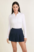 Quick-Dry Long-Sleeve Polo Shirt תמונת דוגמן קידמית של Quick-Dry Long-Sleeve Polo Shirt
