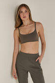 תמונת דוגמן קידמית של Wunder Train Strappy Racer Bra, A/B Cup