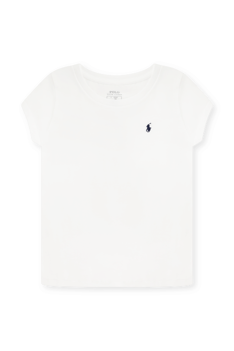 חולצת טי מכותנה - גילאי 5-7 שנים POLO RALPH LAUREN KIDS