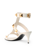 תמונה אחורית של Roman Stud Runway Sandals in Cream