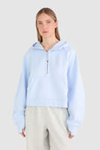 תמונת דוגמן קידמית של Scuba Oversized Half-Zip Hoodie