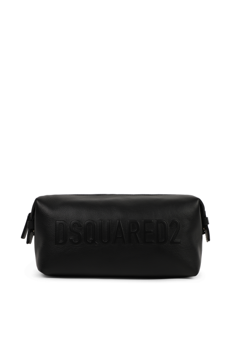 תיק נסיעות שחור בגודל מיני DSQUARED2