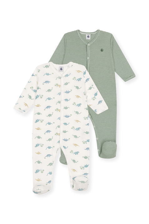 מארז שני אוברולים רגליות - גילאים 1-24 חודשים PETIT BATEAU